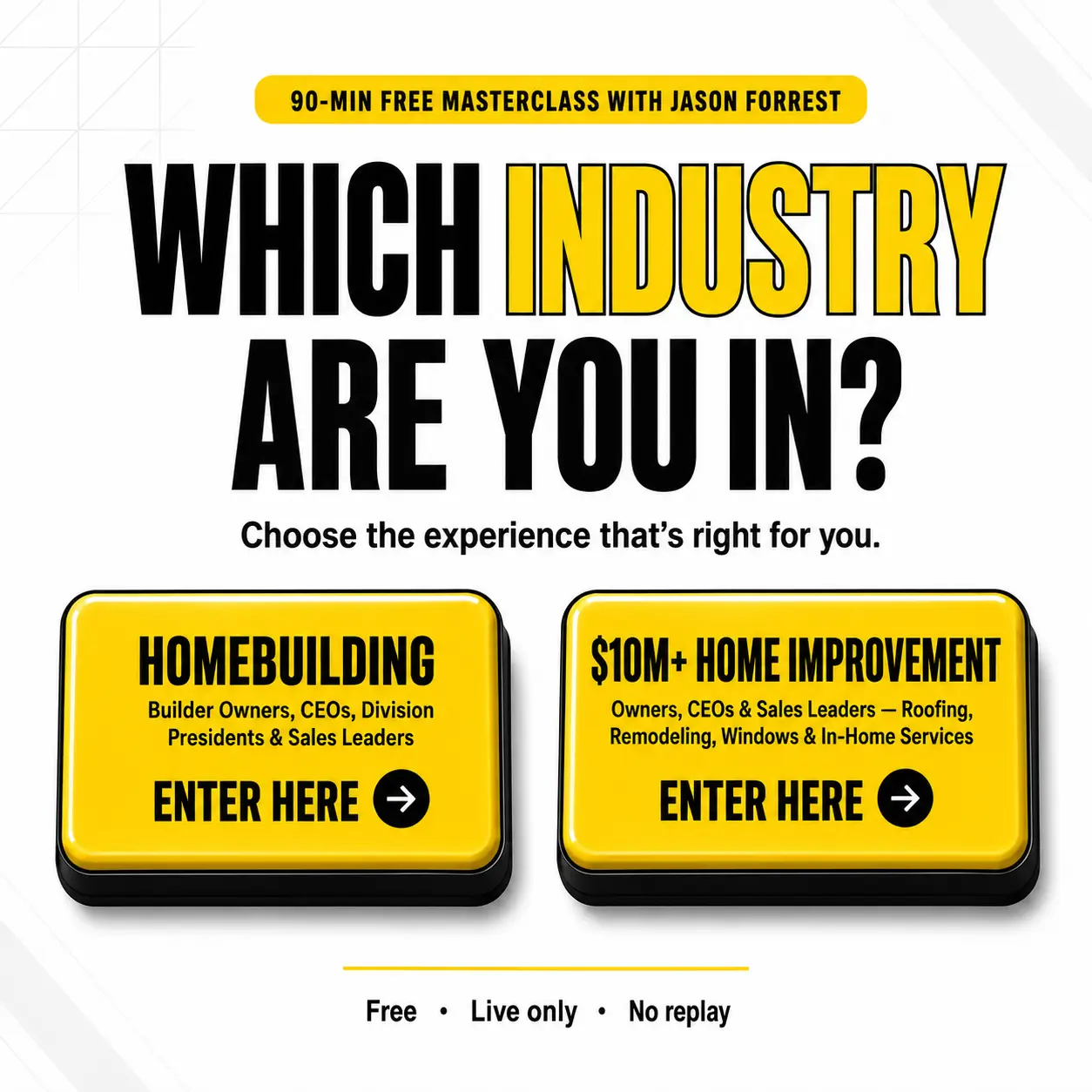 Choose your path - Sales freedom masterclass